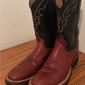 Anderson Bean Women’s Approximate Size 6B Lizard Skin Boots